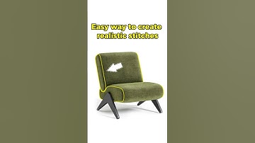 Create quick seams for furniture in 3ds Max | Tips and Tricks | Step by step tutorial