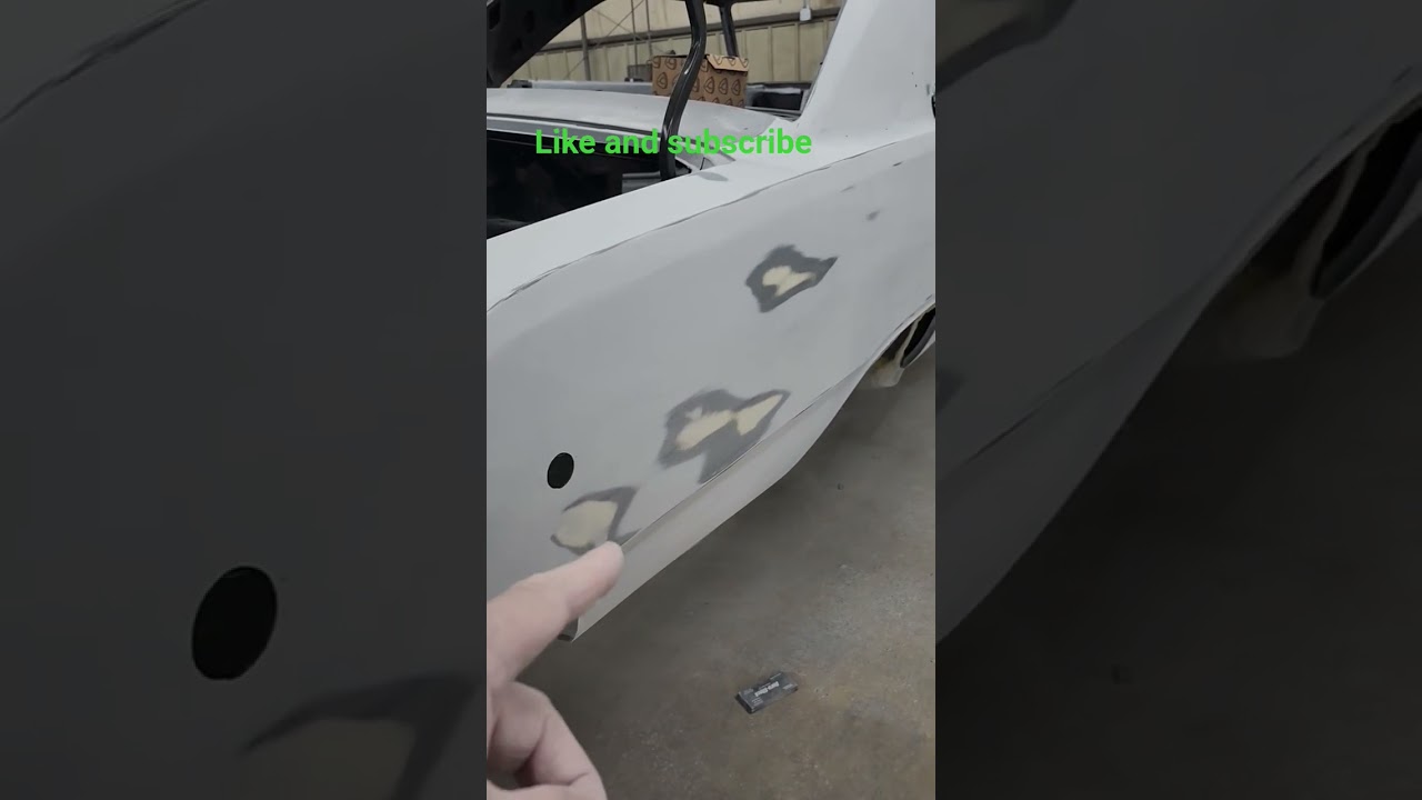 #dodgedart blocking out for final prime.  #classiccars #moparornocar #howto #bodywork #thisistheway