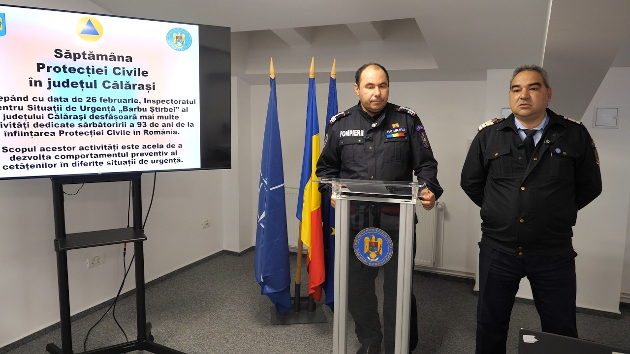93 DE ANI DE PROTECȚIE CIVILĂ SĂPTĂMÂNA DEDICATĂ SIGURANȚEI CETĂȚENILOR ȘI EXERCIȚIULUI „MIERCUREA A