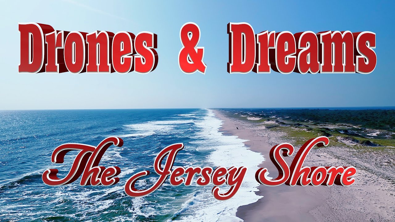 Drone footage Jersey Shore   4K