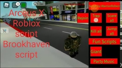 Arceus X Roblox script (Brookhaven gui not working) is patched