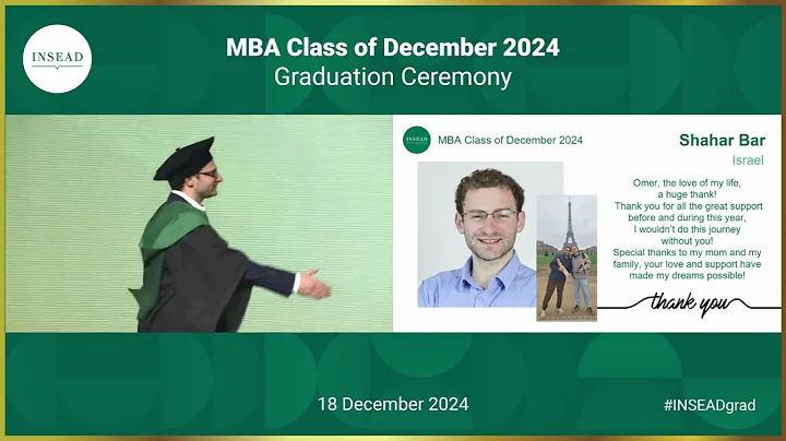 Award of Diplomas - MBA24D Graduation Ceremony