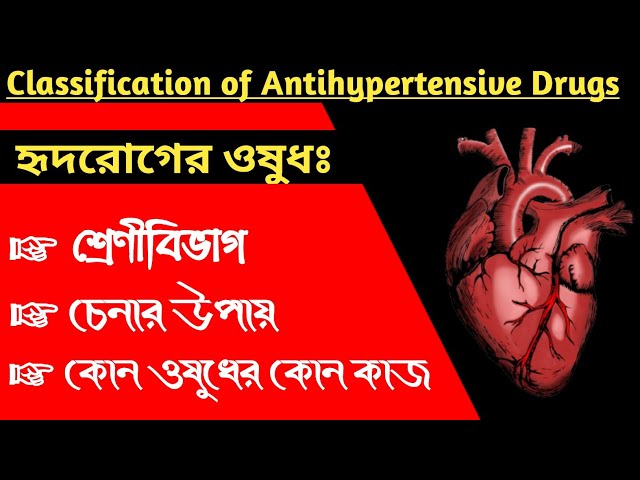 Classification of Antihypertensive drugs | Indications of Antihypertensive drugs class=