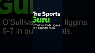 Higgins Fightback Rattles O'Sullivan as 'Class of '92' Clash Goes Down to the Wire #Shorts