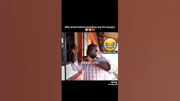 SIDE KIMWAGA NA KAGOMA KILA SHULE LAZIMA MWALIMU WA HIVI AWEPO CHEKATU FUNNY COMEDY 