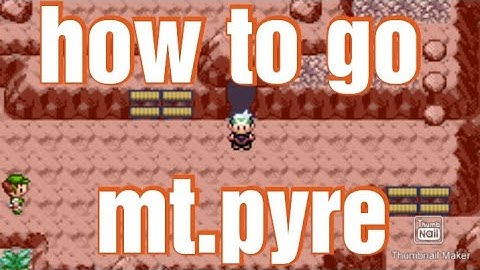 Pokemon emerald: how to go mt.pyre. how to find team magma. work of magma emblem.