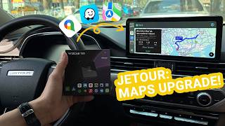 How to Use Google Maps & Waze on Jetour Cars？
