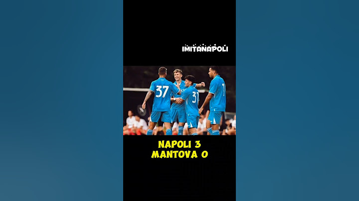 Napoli Mantova 3-0 segna anche Lindstrom, De Laurentiis è un visionario 😂😂😂💙💙💙