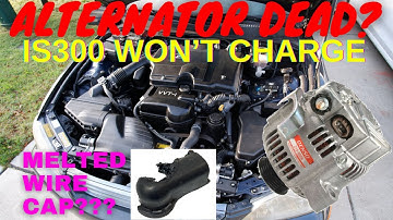 Troubleshooting Alternator on Lexus IS300 2JZ 1JZ | Melted Plastic Cap