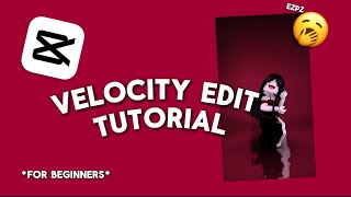 SMOOTH VELOCITY Roblox Edit TUTORIAL IN CAPCUT ✅ ||Super SIMPLE for BEGINNERS || frostyx