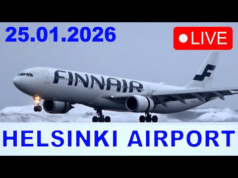 🔴 LIVE Helsinki Airport Plane Spotting (EFHK/HEL)