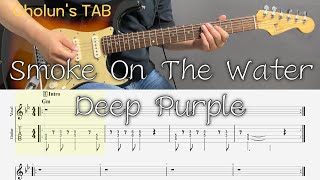Smoke On The Water - Deep Purple / Electric Guitar Cover / TAB