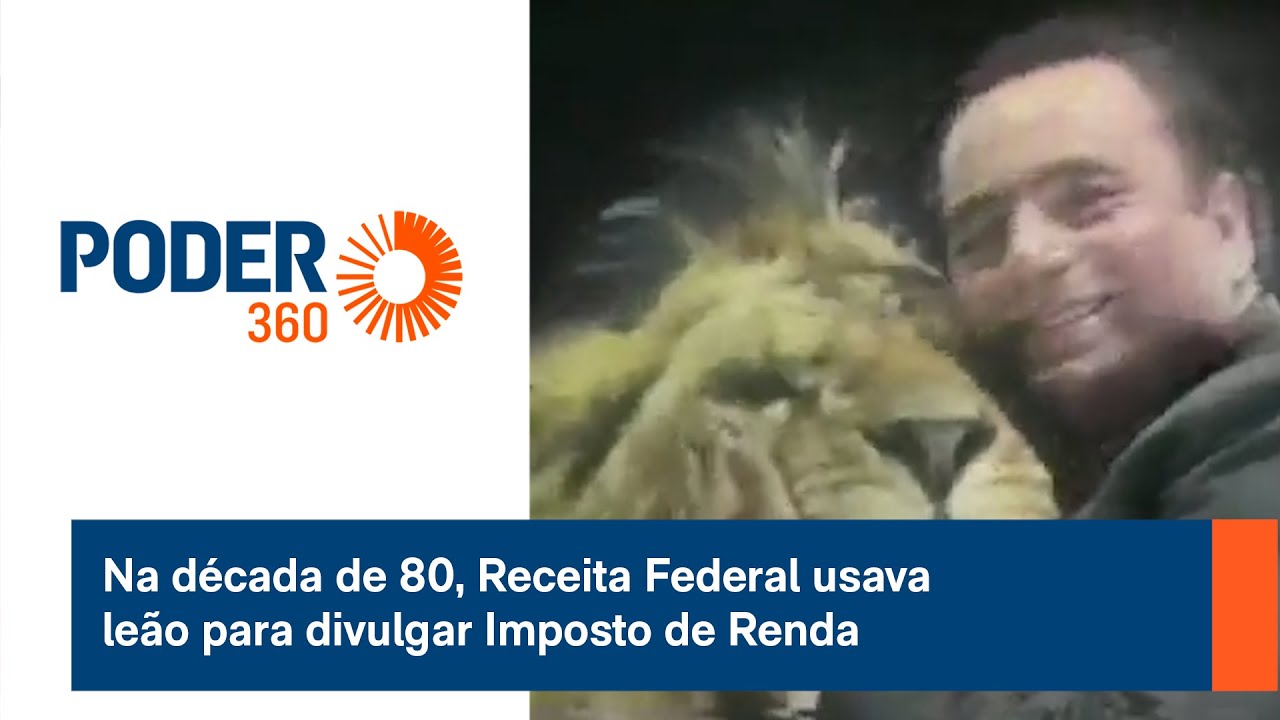 Na década de 80, Receita Federal usava leão para divulgar Imposto de Renda