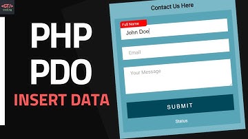 How To Insert Data Into MySQL using PHP | PDO