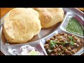 Street style chhole bhature            