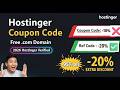 Hostinger Coupon Code for 2026 (REAL 95% OFF)