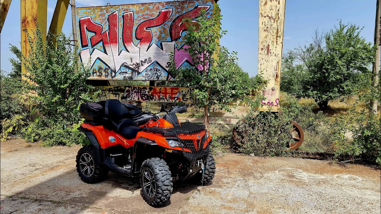 🇷🇴Primul meu video pe YT 🫣Exploring abandoned place🤔🛤️🏚️ from the communists era. #Cf Moto 850XC#