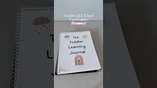 Toddler Curriculum Learning Journals