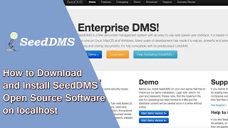 How to Download and Install SeedDMS Open Source Software on localhost  (WAMP server) screenshot 3