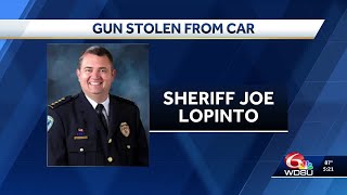 Gun belonging to JP sheriff stolen from car