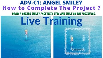 🔴  ADV-C1 ANGEL SMILEY | WhiteHat Jr [Live 1:1 Online Coding Classes] How to Complete The Project