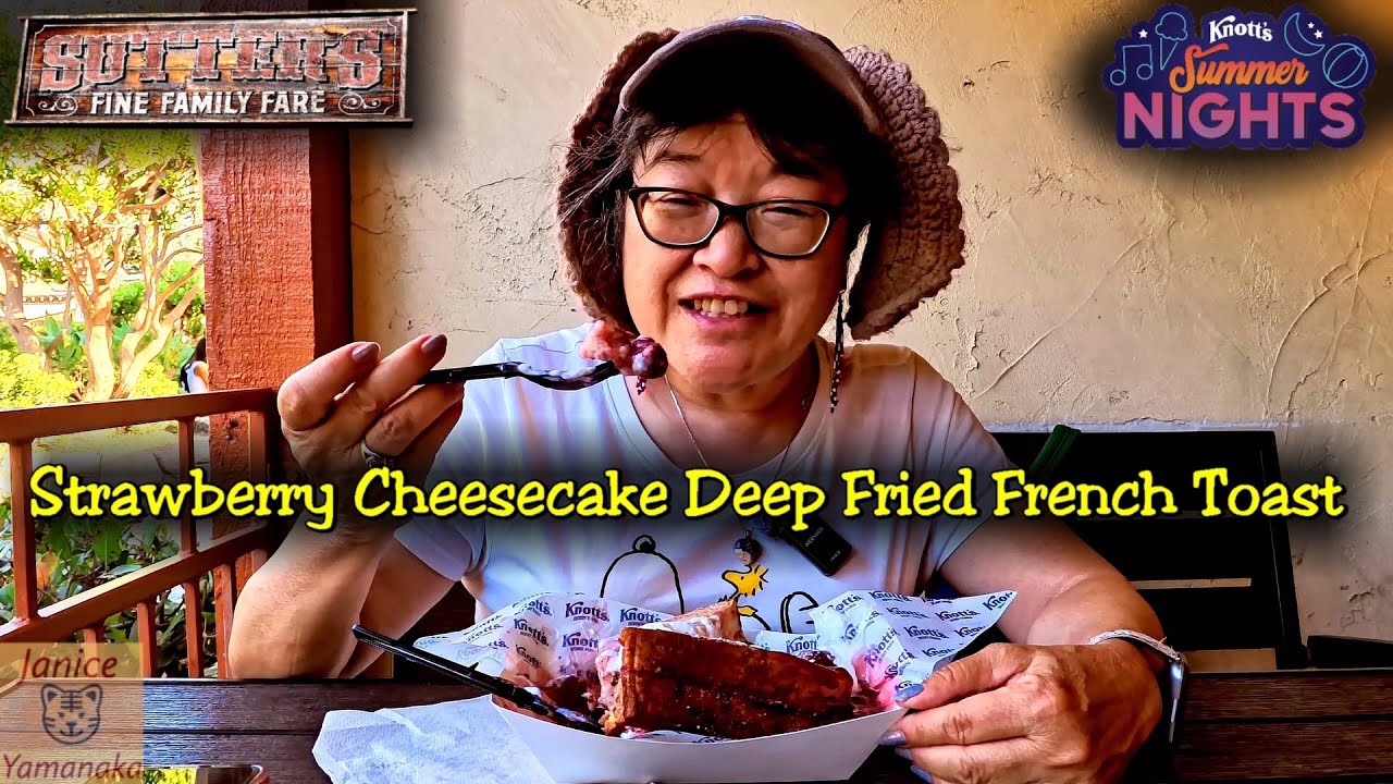 Strawberry Cheesecake Deep Fried French Toast at Sutter's Funnel Cake: 2025 Flavors of Summer