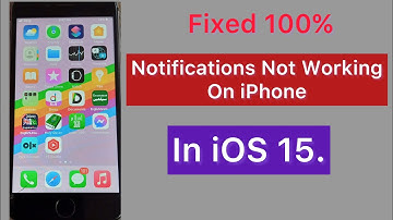 How to fix ios 15 Text Notification Not Working on iphone & ipad