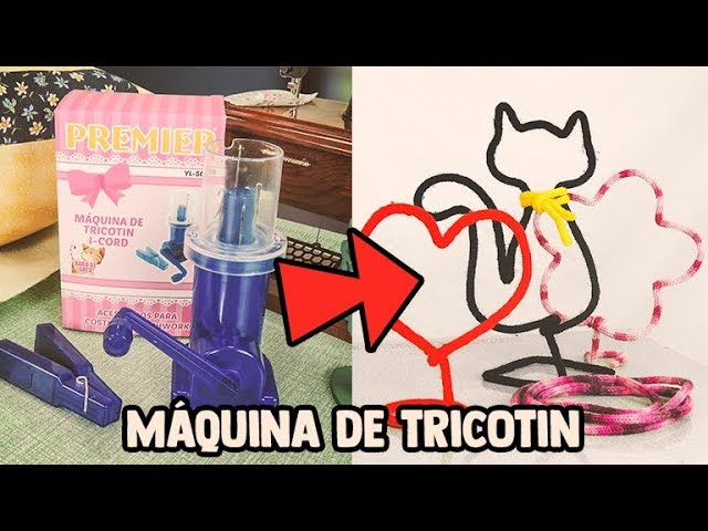 Máquina De Fazer Tricotin Tear Manivela Rabo De Gato - Levolpe