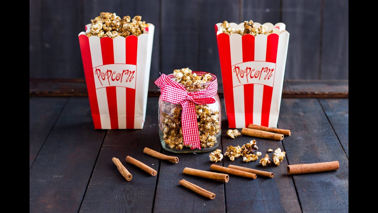 DIY food gifts Caramel popcorn YouTube