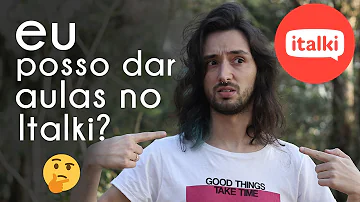 Como ensinar português no Italki?