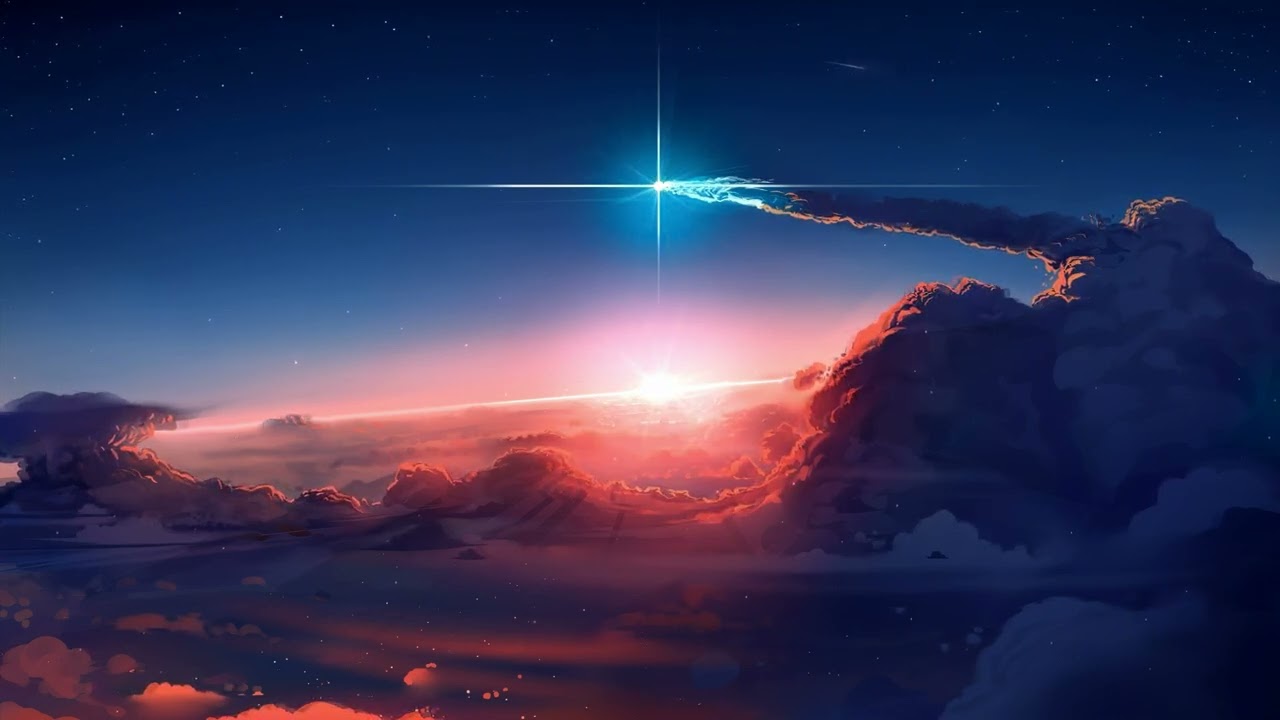 meteorite falling horizon 4k live wallpaper