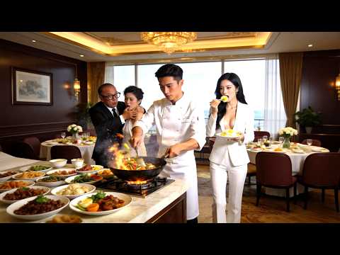 女總裁嚐了口蛋炒飯竟當衆濕了眼眶，轉身拉着路邊小夥進民政局，當晚仇家綁架她下藥，他一鍋鏟殺穿全場炒出回春神飯！#短劇#小廚子是大神