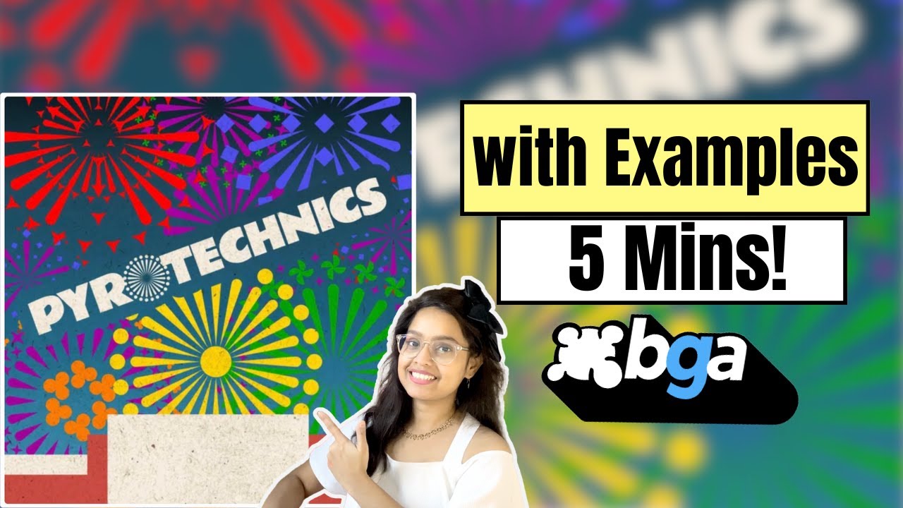 Pyrotechnics - How to Play in 5 Mins | Board Game Arena!