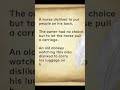 The Donkey and the Horse Carrying Loads