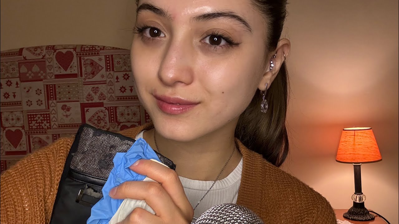 ASMR| Intense Different Gloves Sounds Measures You. Latex || Leather gloves sounds *no talking*