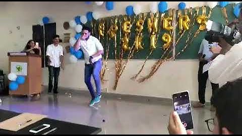 Dance at the fresher party organized by msc physics student #3peg  //dcrust university murthal