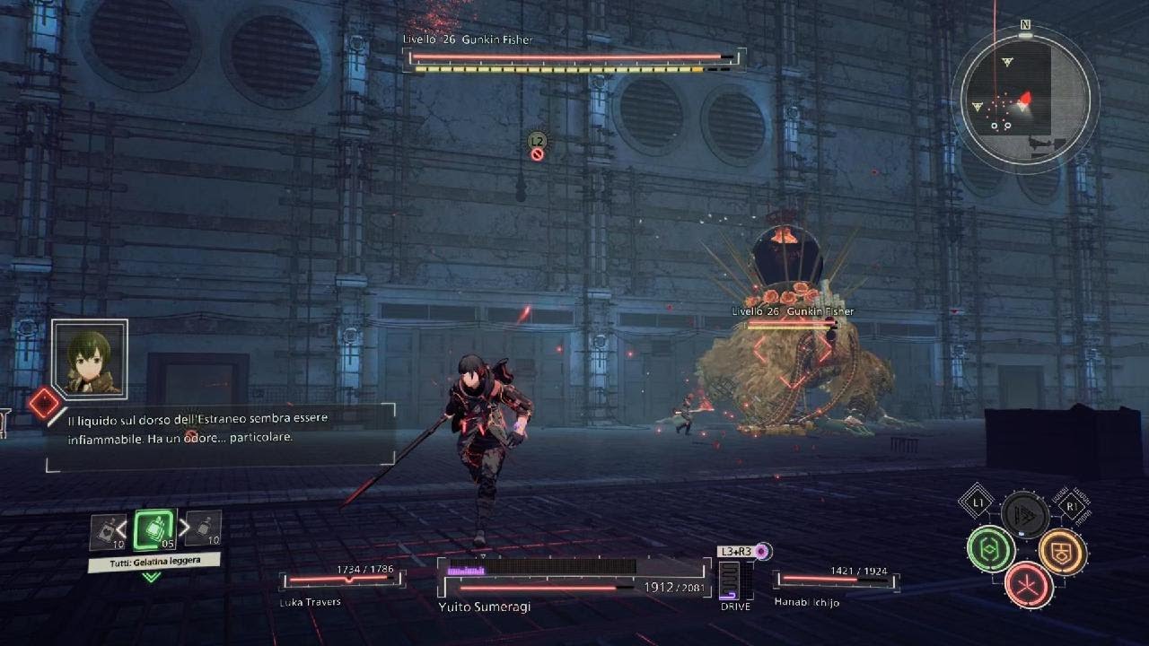 SCARLET NEXUS - Gunkin Fisher [Boss Fight] 4K