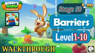 Bobbys Garden Carrot Harvest - BARRIERS Level 1-10 screenshot 1
