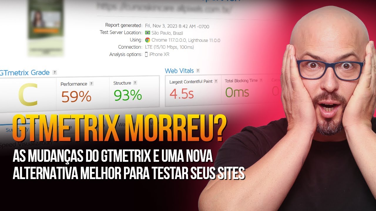 GTMetrix morreu? Conheça as principais mudanças e um nova alternativa para  testar seus sites 