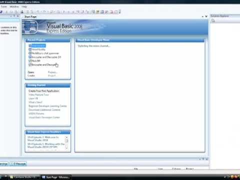 VB 08-how to get and make a program