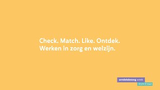 Ontdekdezorg Week 2021 Maak Kennis Met Zorg En Welzijn