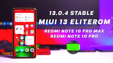 Stable MIUI 13.0.4 EliteROM for Redmi Note 10 Pro/Max Review, No throttling but Nothing Sp.| HINDI