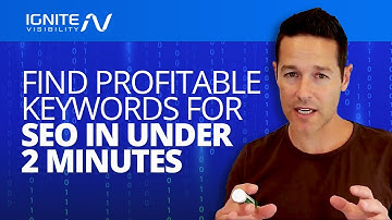 Find New Profitable SEO Keywords In Under 2 Minutes