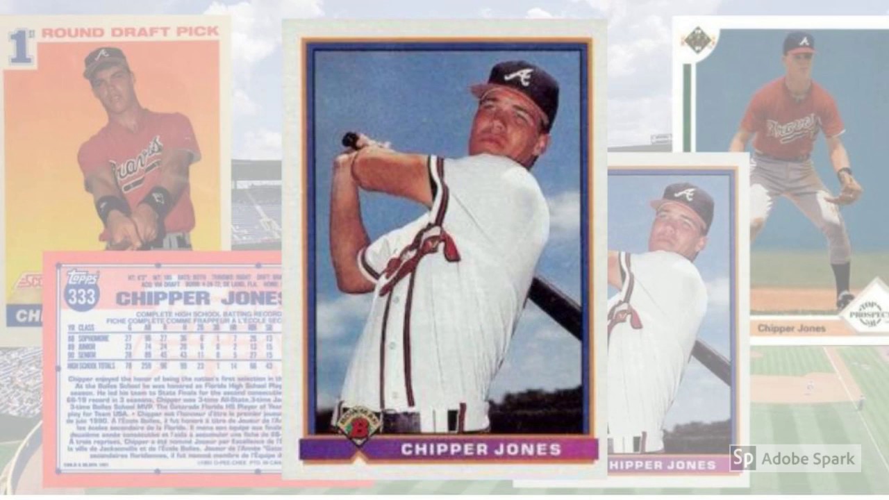 Chipper Jones Rookie Cards Still Scorching After All These Years - YouTube