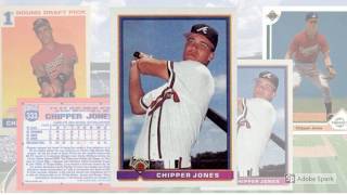 A look at the most iconic Chipper Jones cards of his career - Battery Power
