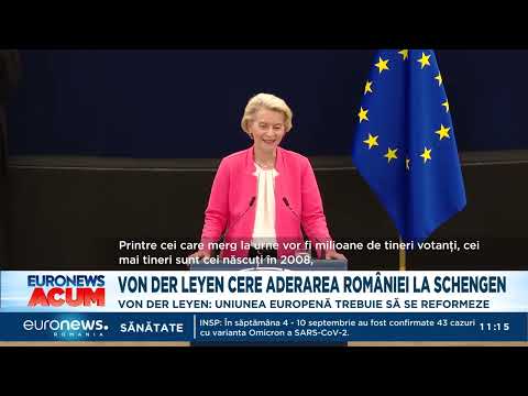 Ursula von der Leyen: Bulgaria şi România au dovedit că fac parte din Schengen
