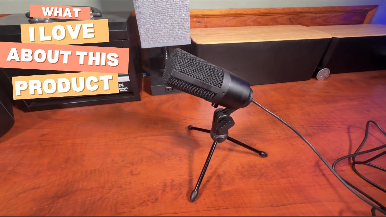 FIFINE USB Microphone, Metal Condenser Recording Microphone for MAC OS, Windows, Cardioid Laptop Mic