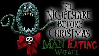 DIY Nightmare Before Christmas Inspired Man-Eating Wreath!