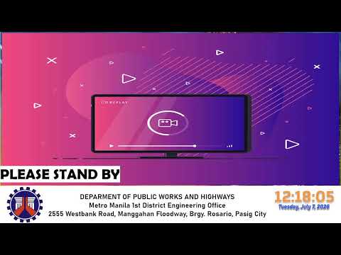 Procurement Livestream for DPWH Metro Manila 1st DEO on July 07, 2026