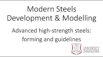 Advanced high-strength steels: forming and guidelines, by   Dr  Danny Schaeffler